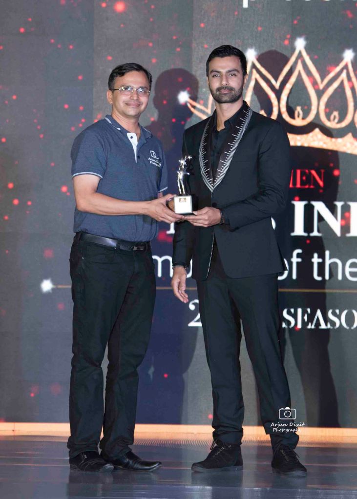 Arjun Dixit with Ashmit Patel